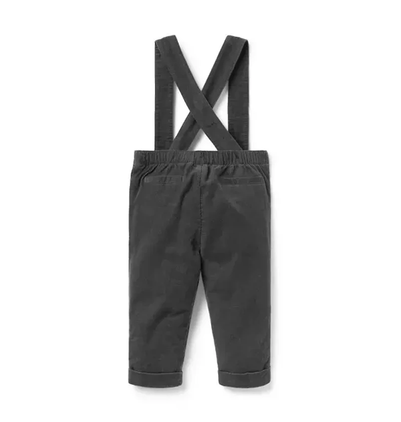 Baby Corduroy Suspender Pant
