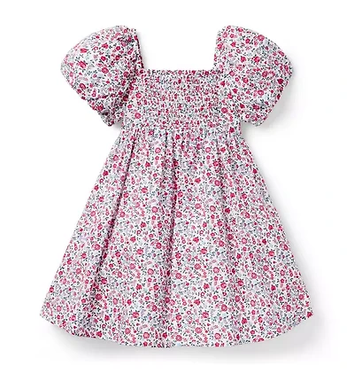 Ditsy Floral Puff Sleeve Dress