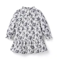 Floral Twill Dropwaist Dress