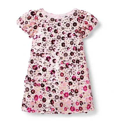 The Floral Sequin Dress