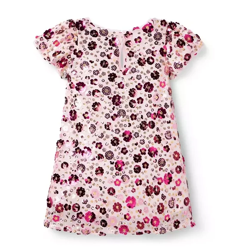 The Floral Sequin Dress