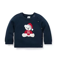 Baby Santa Bear Sweater