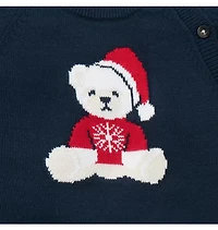 Baby Santa Bear Sweater