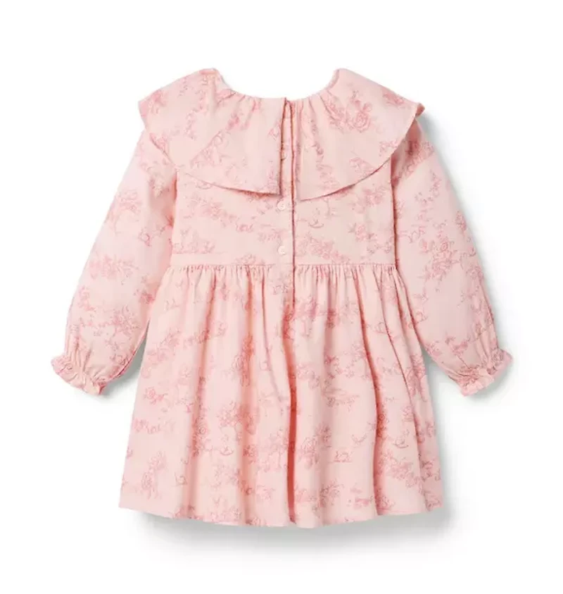 Floral Toile Bow Dress