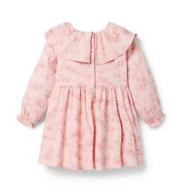 Floral Toile Bow Dress