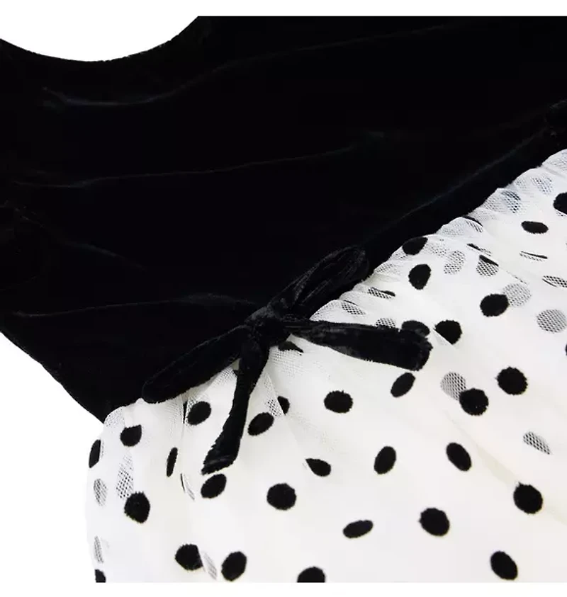 The Velvet Dot Dress