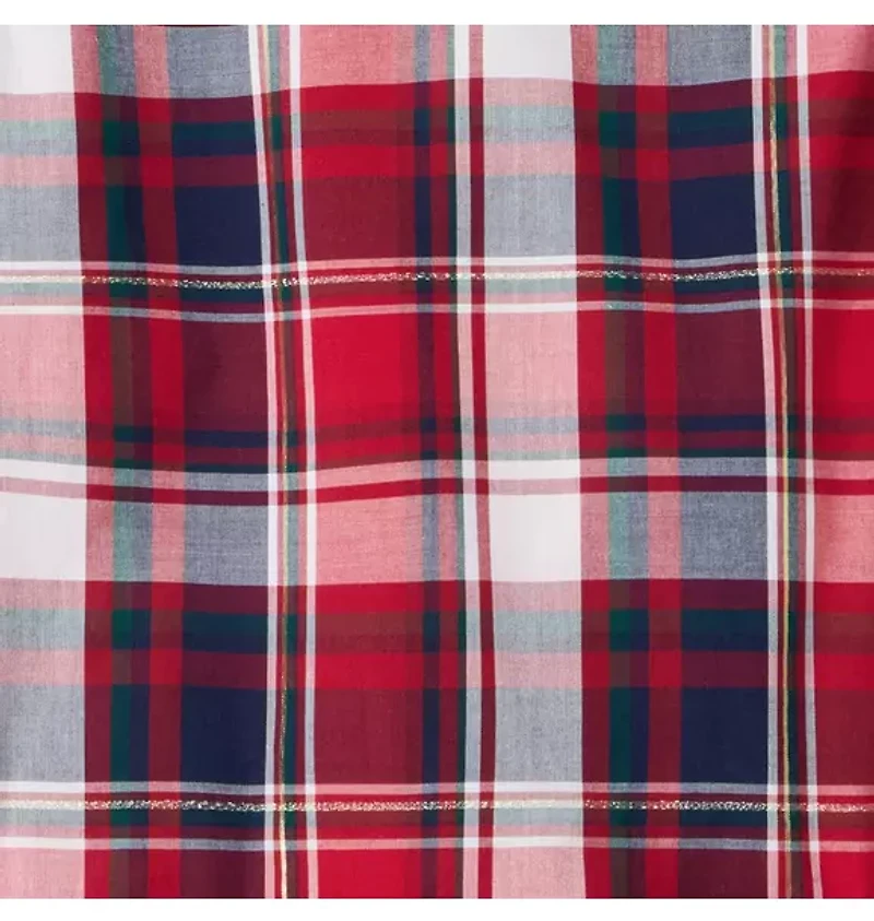 The Tartan Shimmer Bow Dress