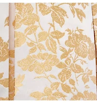 The Golden Floral Dress