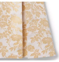 The Golden Floral Dress