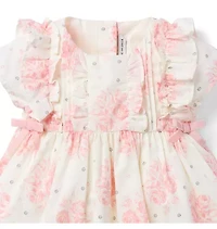 Baby Floral Pintuck Dress