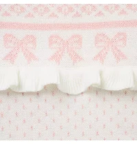 Baby Bow Fair Isle Sweater One-Piece