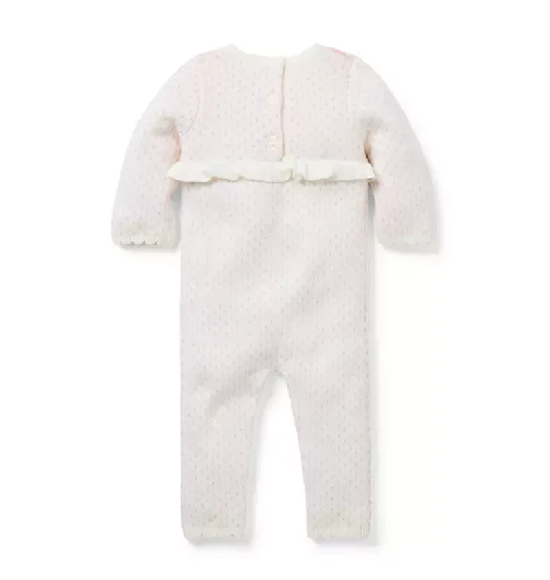 Baby Bow Fair Isle Sweater One-Piece