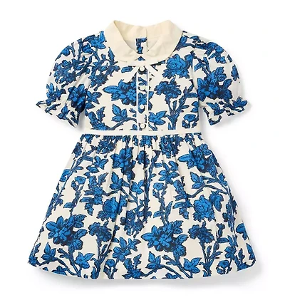 Floral Collared Dress