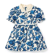 Floral Collared Dress