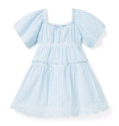 Striped Seersucker Dress