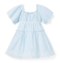 Striped Seersucker Dress