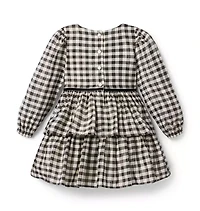 Gingham Shimmer Dress