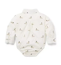 Baby Poplin Walrus Bodysuit
