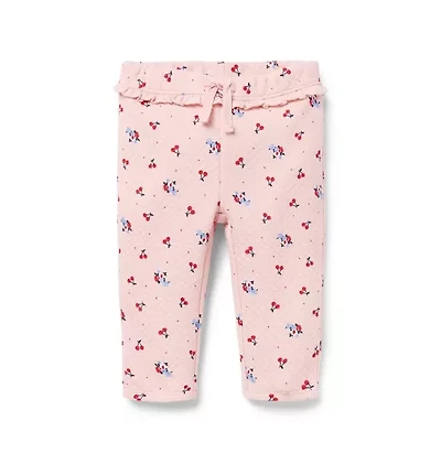 Baby Cherry Floral Quilted Pant