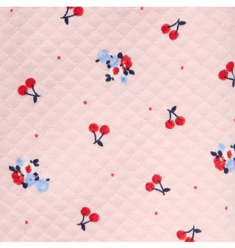 Baby Cherry Floral Quilted Pant