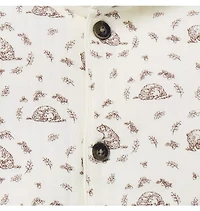 Baby Quilted Bear Toile One-Piece