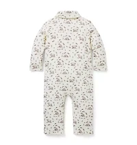 Baby Quilted Bear Toile One-Piece