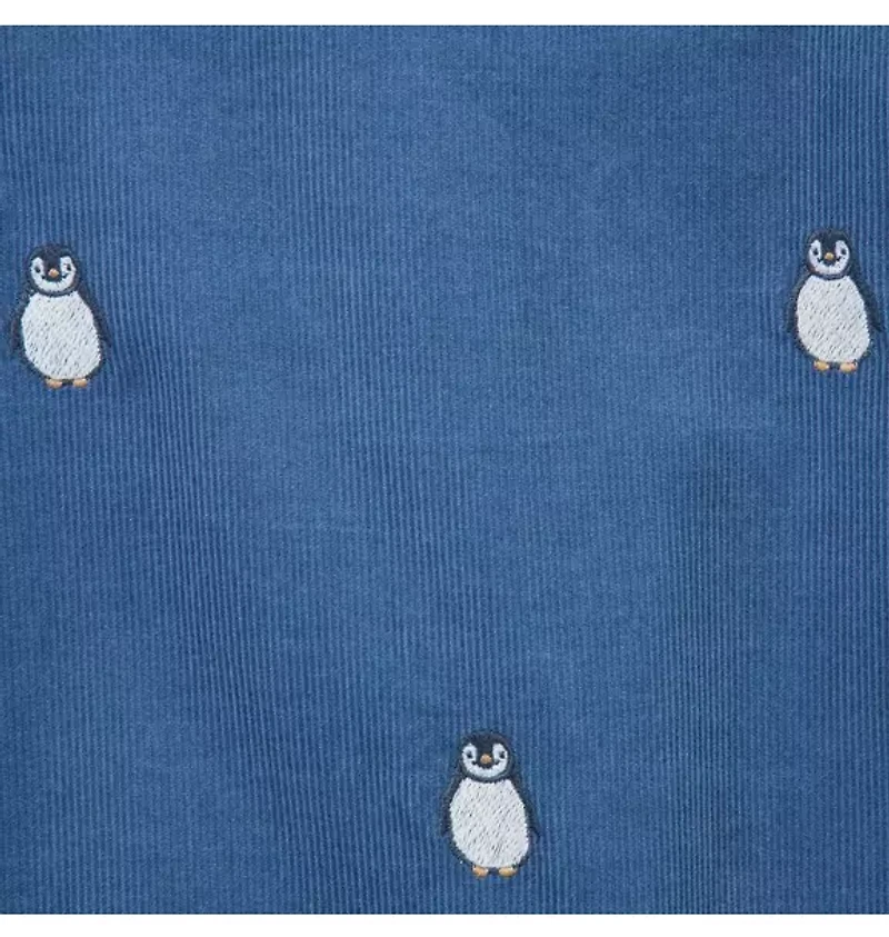 Baby Embroidered Penguin Overall
