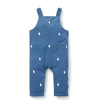Baby Embroidered Penguin Overall