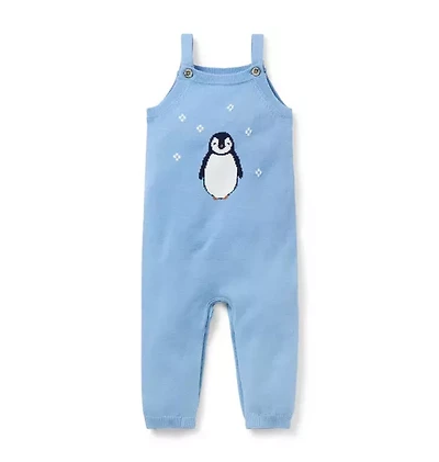 Baby Penguin Sweater Overall
