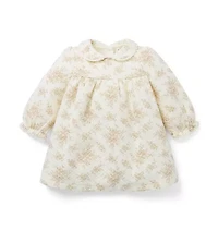Baby Quilted Floral Toile Dress
