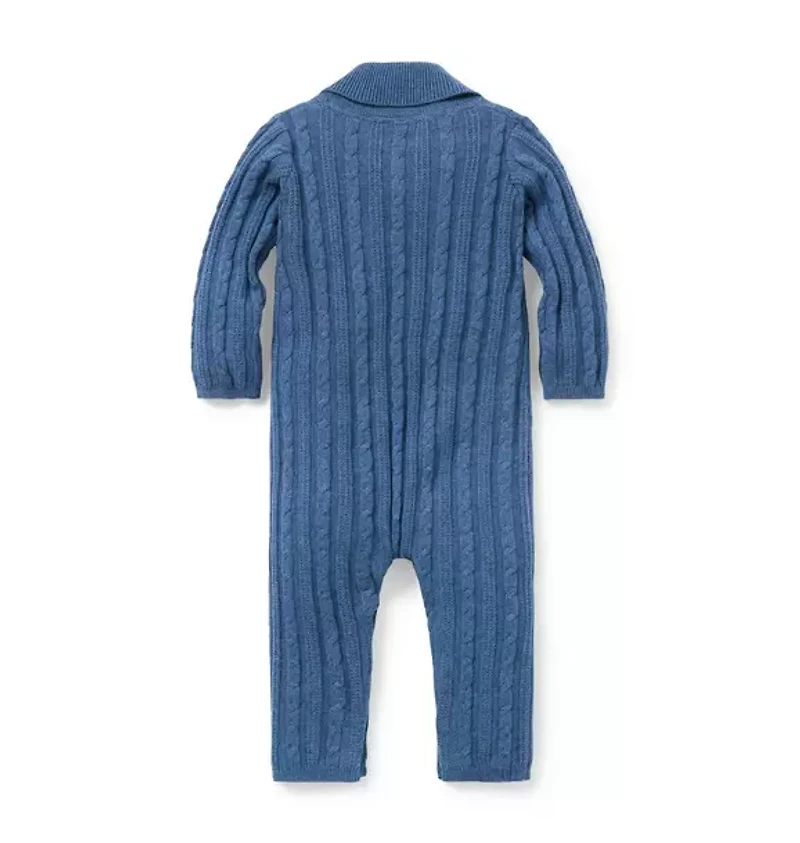 Baby Cable Knit One-Piece