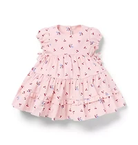 Baby Cherry Floral Ruffle Dress