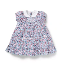 Baby Ditsy Floral Collared Dress
