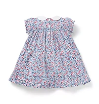 Baby Ditsy Floral Collared Dress