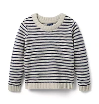 Textured Striped Sweater