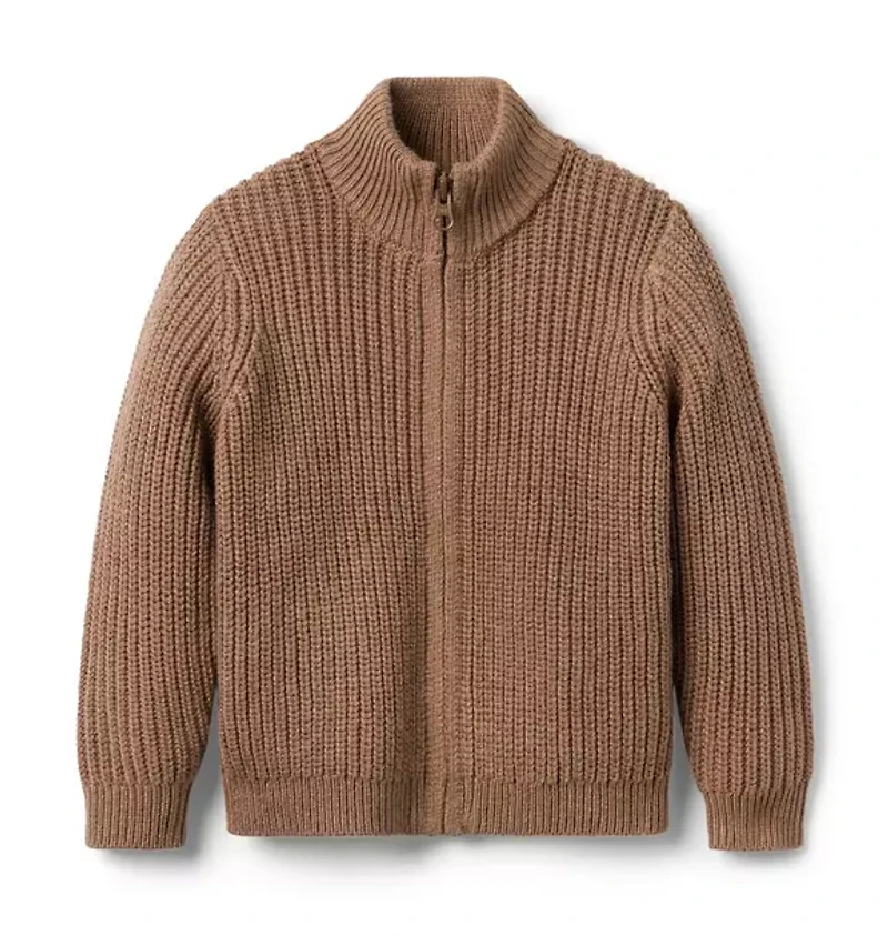 The Ribbed Sweater Jacket