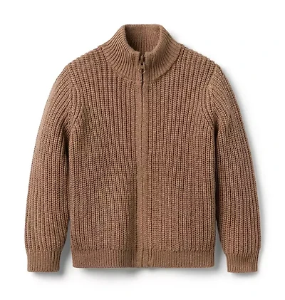 The Ribbed Sweater Jacket