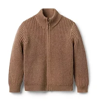 The Ribbed Sweater Jacket