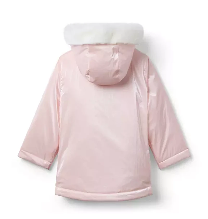 The Shimmer Hooded Coat