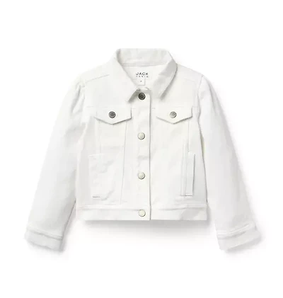 Denim Puff Sleeve Jacket