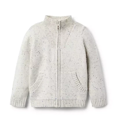 The Ribbed Sweater Jacket