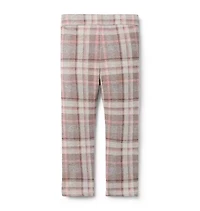Plaid Jacquard Pant