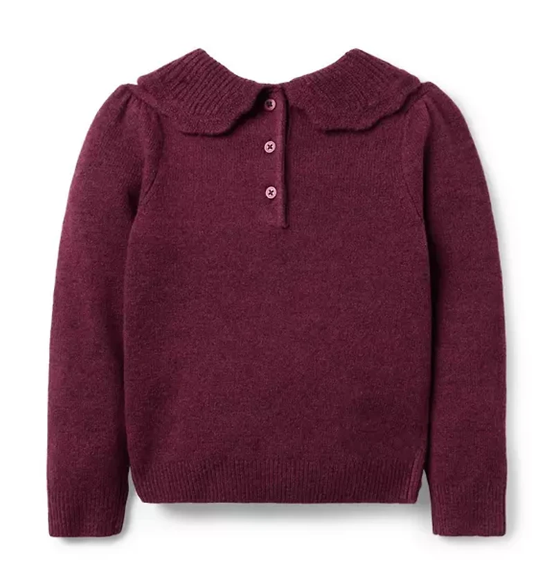 Cable Knit Collared Sweater