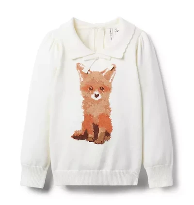 Fox Collared Sweater