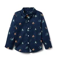 Skier Icon Flannel Shirt