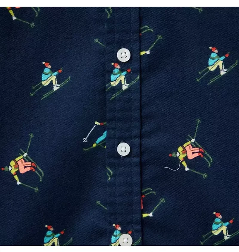 Skier Icon Flannel Shirt