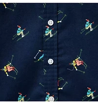 Skier Icon Flannel Shirt