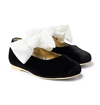 Velvet Bow Ballet Flat