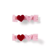 Love Barrette Set