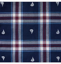 Sailboat Plaid Jacquard Shirt
